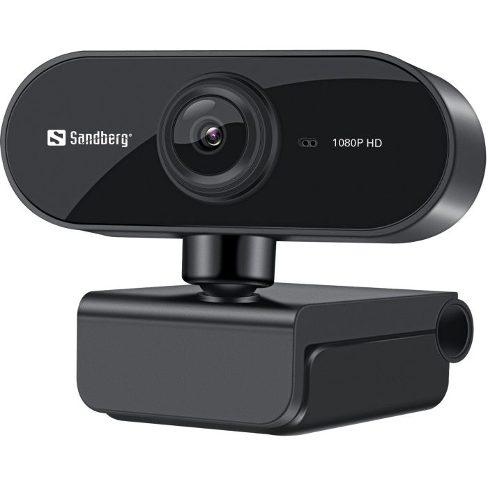 Sandberg Webcam USB Flex 1080P HD Full HD con Micrófono Integrado para Videollamadas, Imagen Nítida y Definida, Plug & Play 0 Sandberg Webcam USB Flex 1080P HD Full HD con Micrófono Integrado para Videollamadas, Imagen Nítida y Definida, Plug & Play 0