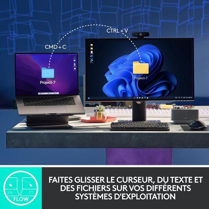 Logitech Ratón Inalámbrico MX Master 3S Gris Pálido, Precisión 8000 PPP, Bluetooth/USB, Ergonómico, Silencioso, 70 Días Batería 17