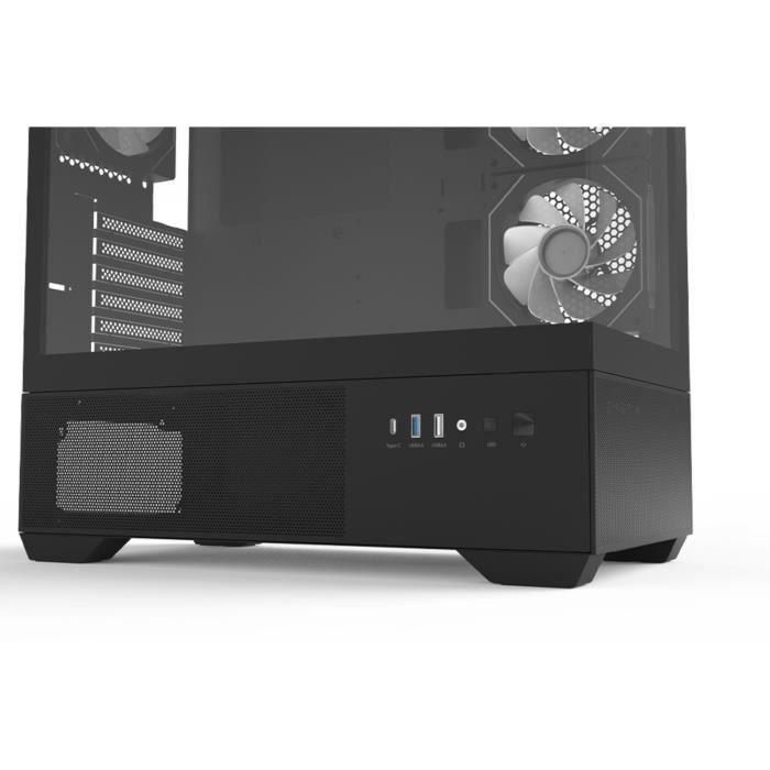 Zalman ZAL8800263650484 Caja PC Semitorre CHRONIX Formato ATX Negra Sin Fuente de Alimentación 3