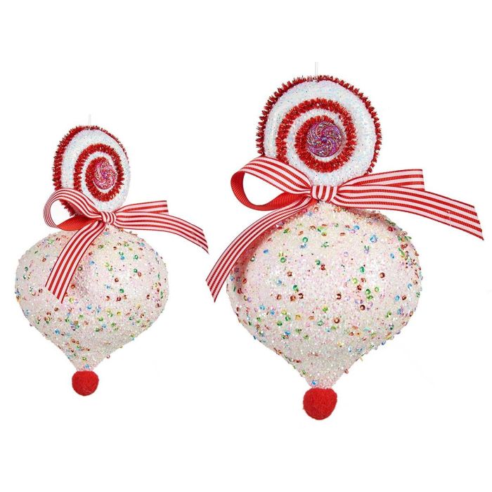 Bola Navidad Forma Lagrima Colorida 10Cm Krist+ (12 Unidades) Bola Navidad Forma Lagrima Colorida 10Cm Krist+ (12 Unidades)