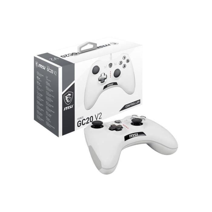 MSI MSI4719072845858 Controlador PC/Android FORCE GC20 V2 Blanco 4 MSI MSI4719072845858 Controlador PC/Android FORCE GC20 V2 Blanco 4