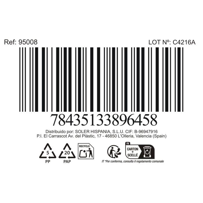 La Mediterranea Bol Snack Ø12x6 cm 280 ml (72 Unidades)