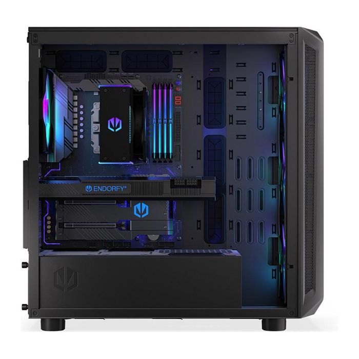 Endorfy ARX 700 ARGB TG Black Torre PC ATX ITX Micro ATX Negro Iluminación Multi