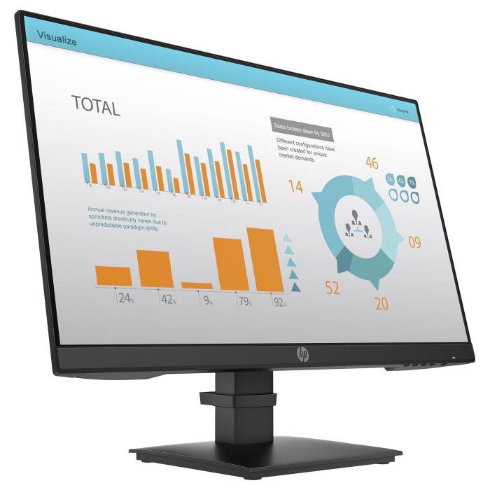 HP Monitor P24 G4 23.8" Full HD IPS 5ms HDMI DisplayPort VGA VESA Negro 2