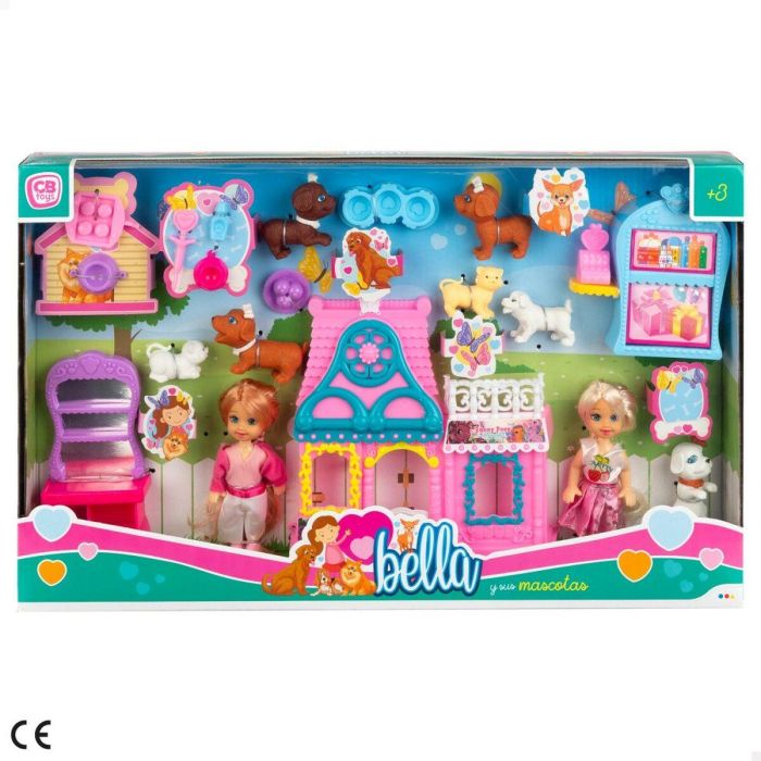 Playset Colorbaby Bella 4 Unidades 5,5 x 12 x 3,5 cm Mascotas 2