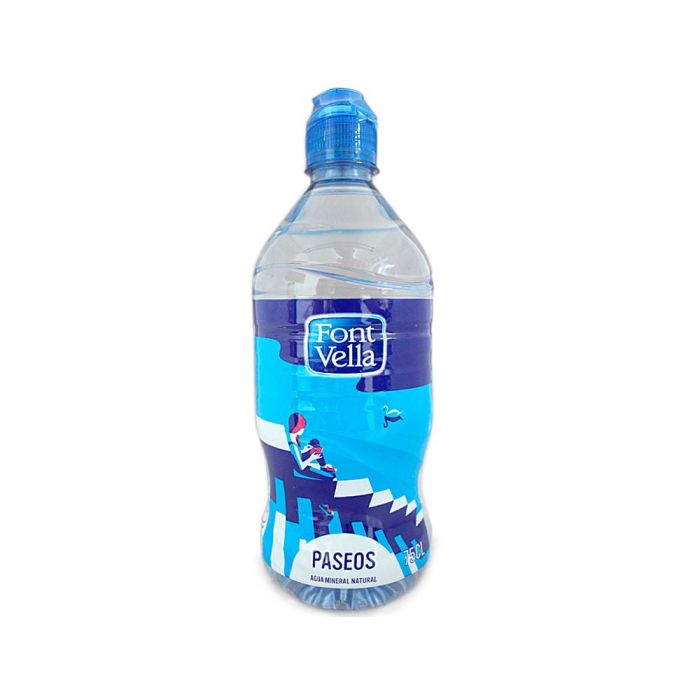 Agua Mineral Natural Font Vella Botella De 750 mL 1