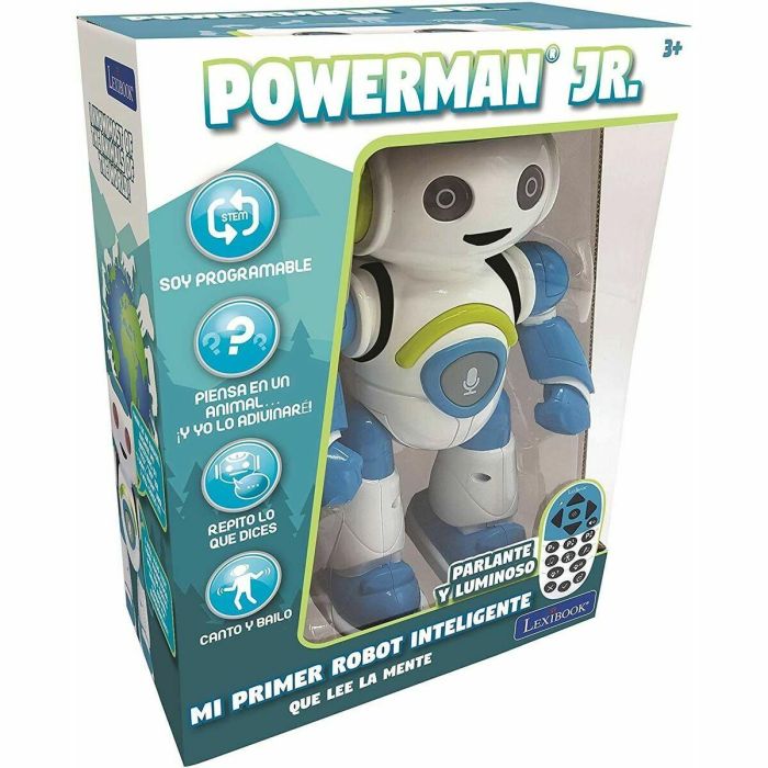 Lexibook Powerman JR. Robot Interactivo Programable con Quiz y Juegos: Habla, Baila, Música, Luces, Sonidos (3-4 años) 2 Lexibook Powerman JR. Robot Interactivo Programable con Quiz y Juegos: Habla, Baila, Música, Luces, Sonidos (3-4 años) 2