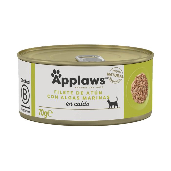 Applaws Cat Lata Atun Con Algas 24x70 gr