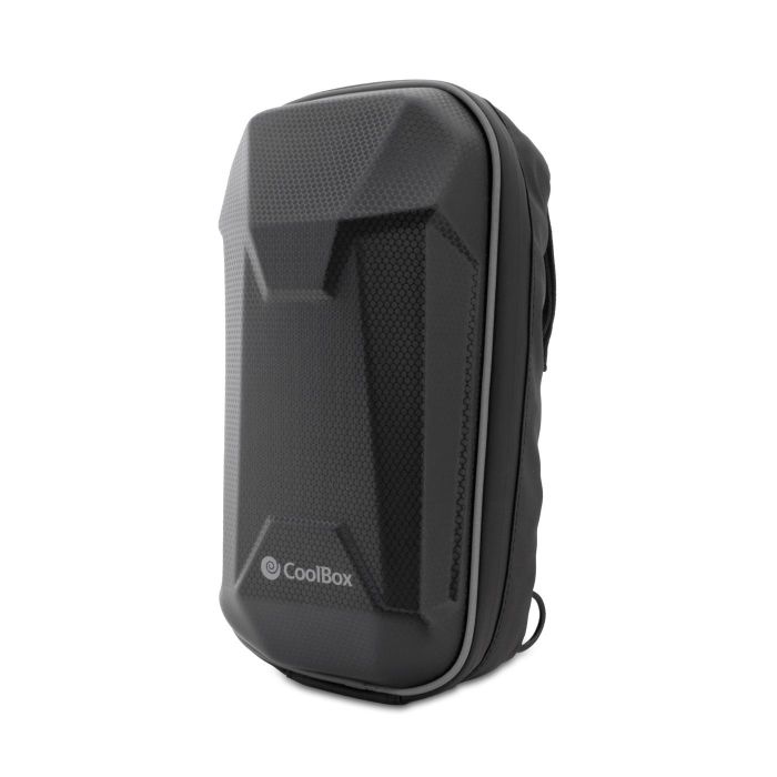 Coolbox Bolsa Impermeable Rígida para Patinete Eléctrico - Mochila con Cremallera Estanca Negra, EVA/Poliéster 0 Coolbox Bolsa Impermeable Rígida para Patinete Eléctrico - Mochila con Cremallera Estanca Negra, EVA/Poliéster 0
