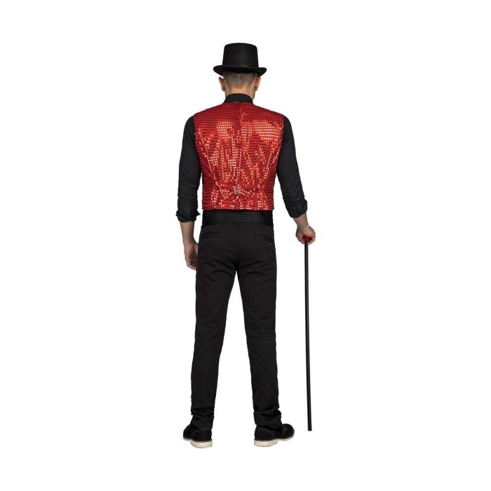 Disfraz chaleco showman rojo talla m-l 3 Disfraz chaleco showman rojo talla m-l 3