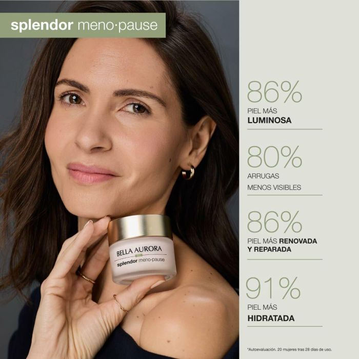 Bella Aurora SPLENDOR Menopause Noche, Crema Antiedad Noche 50 ml – Regeneración, Firmeza y Luminosidad para Piel Madura 5 Bella Aurora SPLENDOR Menopause Noche, Crema Antiedad Noche 50 ml – Regeneración, Firmeza y Luminosidad para Piel Madura 5