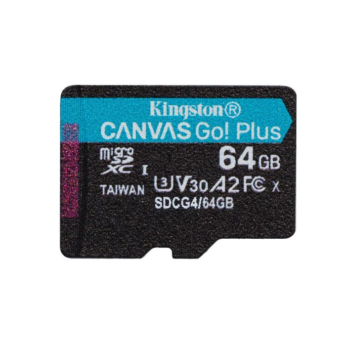 Tarjeta de Memoria Micro SD con Adaptador Kingston SDCG4/64GB 64 GB 1 Tarjeta de Memoria Micro SD con Adaptador Kingston SDCG4/64GB 64 GB 1