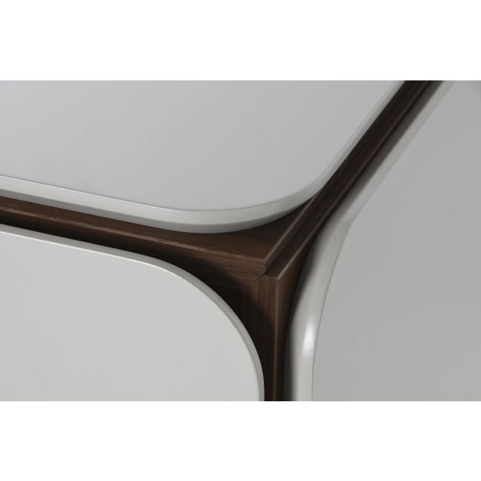 Buffet Moderno DKD Home Decor Blanco Marron 41.5 x 80 x 183 cm 5 Buffet Moderno DKD Home Decor Blanco Marron 41.5 x 80 x 183 cm 5