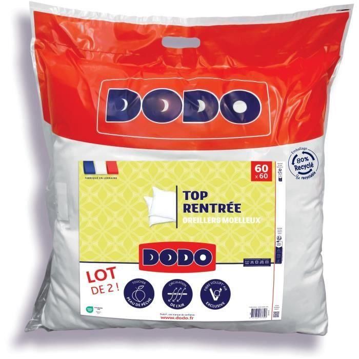 Dodo DOD3307419767348 Juego de 2 Almohadas Suaves Vuelta al Cole 60 x 60 cm