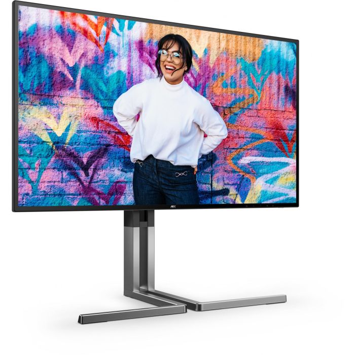 AOC U27U3CV Monitor 27" 4K Ultra HD Nano IPS, 2xHDMI, DisplayPort, USB-C 96W, Altura Ajustable, PIVOT, HDR400 8