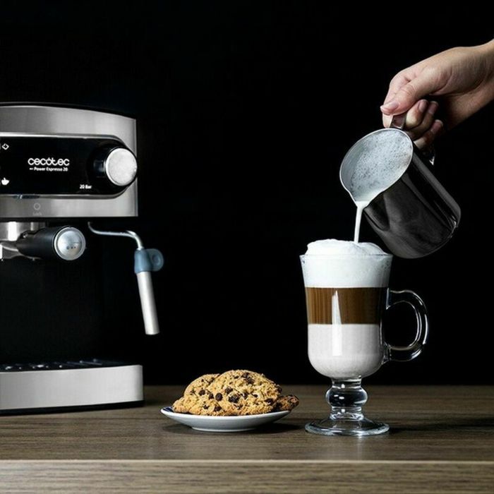Cafetera Express de Brazo Cecotec Power Espresso 20 1,5 L 850W 1,5 L 2 Cafetera Express de Brazo Cecotec Power Espresso 20 1,5 L 850W 1,5 L 2