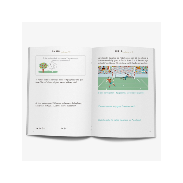 Rubio Cuaderno problemas nº 10 para el desarrollo intelectual del alumno y complemento educativo 1