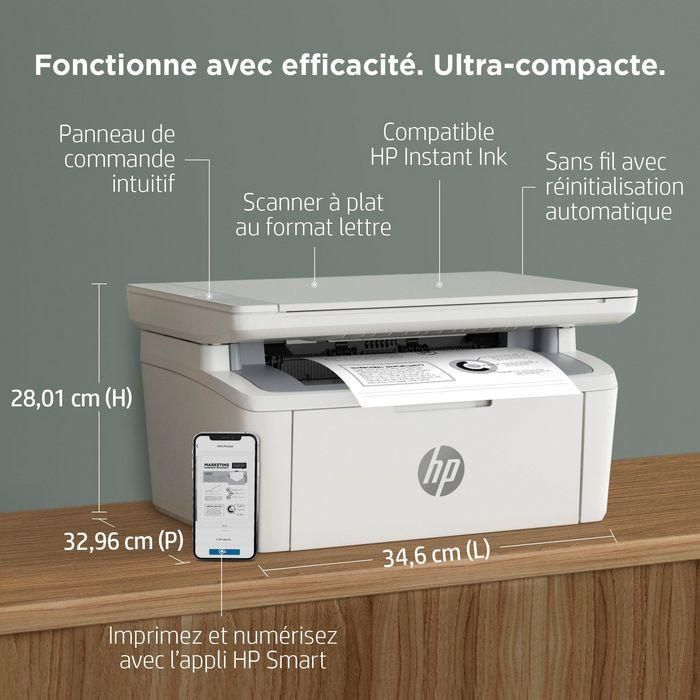 HP Impresora Láser Multifunción M140w, WiFi, Blanco y Negro, Compacta y Eficiente, Compatible con HP Smart App 12 HP Impresora Láser Multifunción M140w, WiFi, Blanco y Negro, Compacta y Eficiente, Compatible con HP Smart App 12