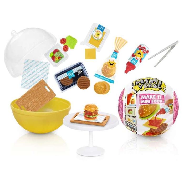 Bola sorpresa miniverse - make it mini foods: cena. completa la coleccion y crea nuevas recetas. 9 cm - modelos surtidos Bola sorpresa miniverse - make it mini foods: cena. completa la coleccion y crea nuevas recetas. 9 cm - modelos surtidos