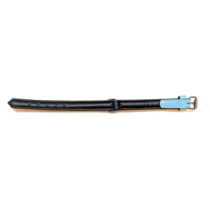 Gloria Collar Perro Piel Auténtica Acolchado Suave Mullido 55 cm x 25 mm Azul - Triple Capa, Máxima Comodidad, Anti-Roce 5 Gloria Collar Perro Piel Auténtica Acolchado Suave Mullido 55 cm x 25 mm Azul - Triple Capa, Máxima Comodidad, Anti-Roce 5