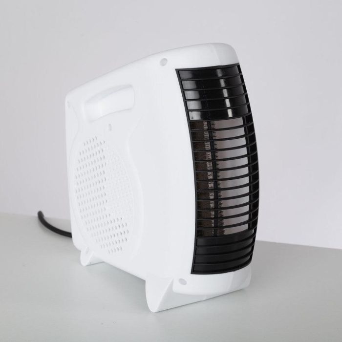 Calefactor Resistencia + Ventilador 500W Blanco 2 Calefactor Resistencia + Ventilador 500W Blanco 2