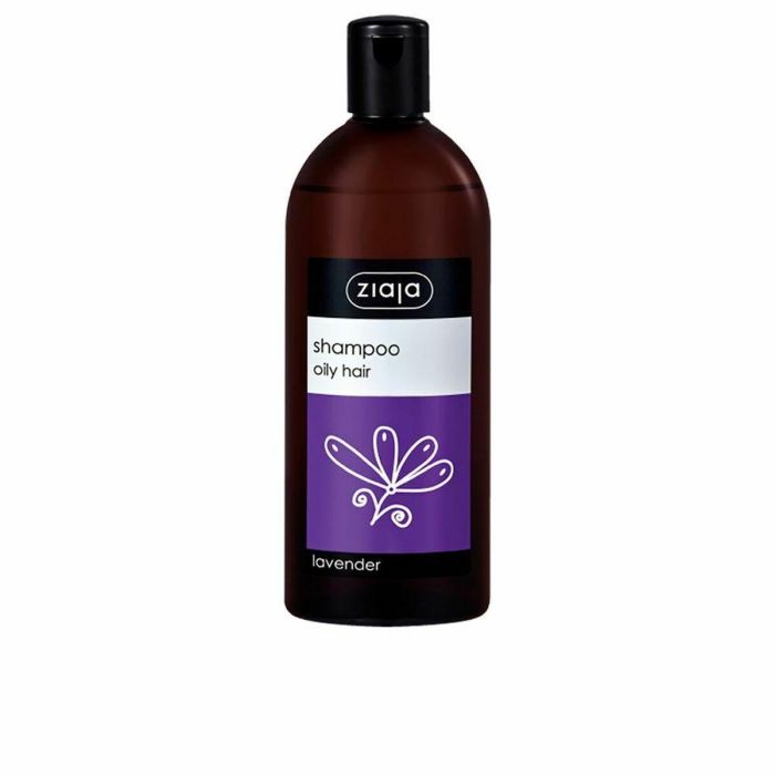Ziaja Champú Lavanda para Cabello Graso, Purificante e Hidratante con Extracto de Lavanda, Limpia y Refresca, Formato Dosificador 500 ml