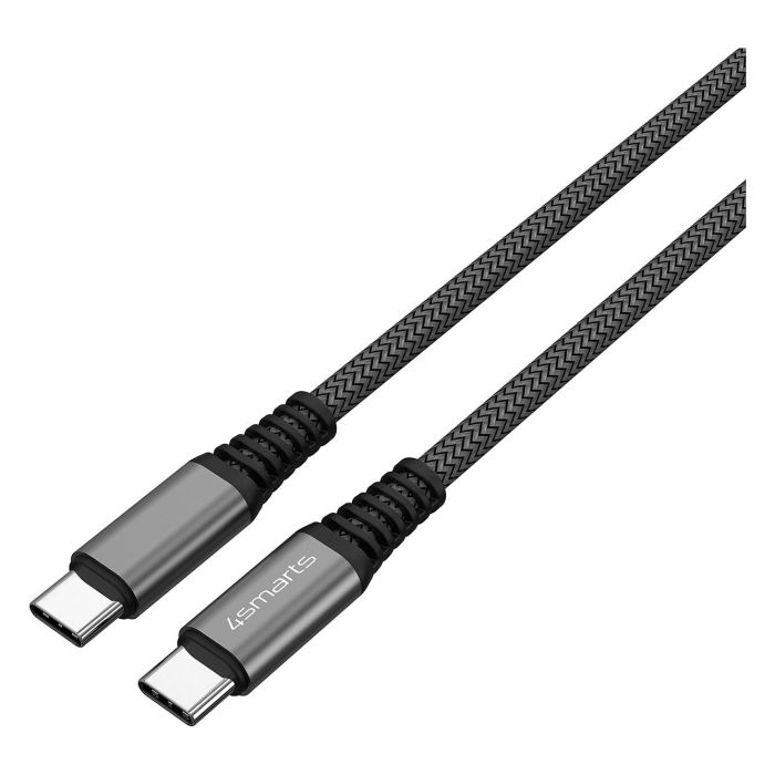 4smarts Cable USB-C a USB-C PremiumCord 456266, Carga Rápida 100W, 1.5m, Negro 2