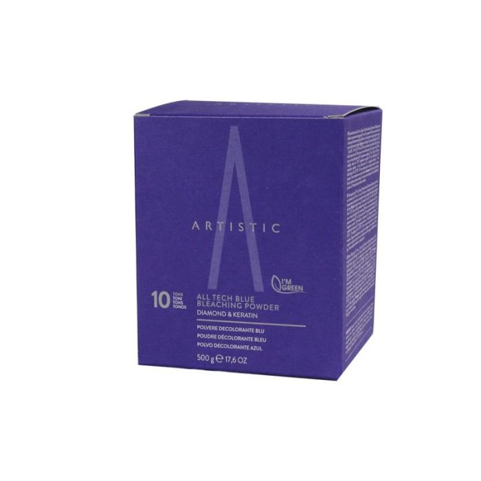 All Tech Blue Bleaching Powder 10 Tonos 500 gr Artistic Hair