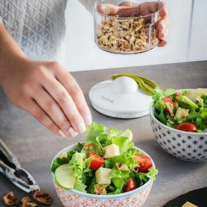 Mini Picadora Manual con Cuerda Tefal K1330404 Blanco Acero Inoxidable Plástico 28