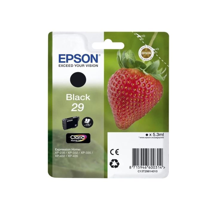 Ink-Jet Epson Home 29 2981 Xp435-330-335-332-430-235-432 Negro 175 Pag 1