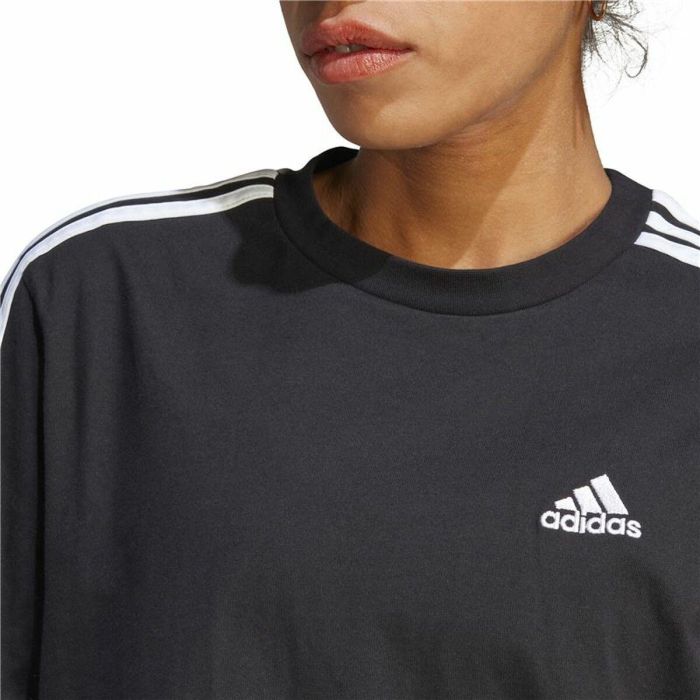 Vestido Adidas 3S Boyfriend Single Negro 2