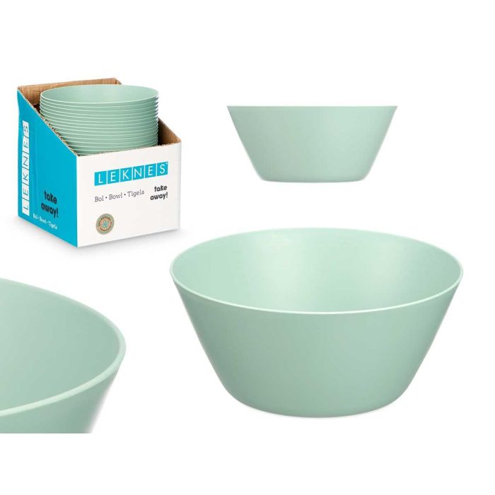 Bol Conico Grd Verde 3 L Leknes 24X10CM (24 Unidades) Bol Conico Grd Verde 3 L Leknes 24X10CM (24 Unidades)