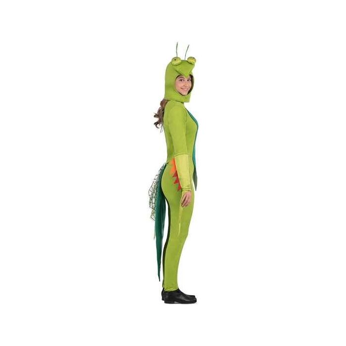 Disfraz mantis capucha, mono y brazaletes talla one size 6 Disfraz mantis capucha, mono y brazaletes talla one size 6