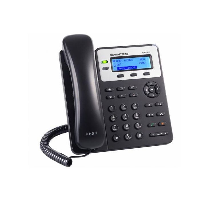 Grandstream GXP1625 HD IP Phone, 132x48 backlit LCD, VoIP, QoS, PoE, RJ45, 10/100 Mbps, 2 SIP 1 Grandstream GXP1625 HD IP Phone, 132x48 backlit LCD, VoIP, QoS, PoE, RJ45, 10/100 Mbps, 2 SIP 1