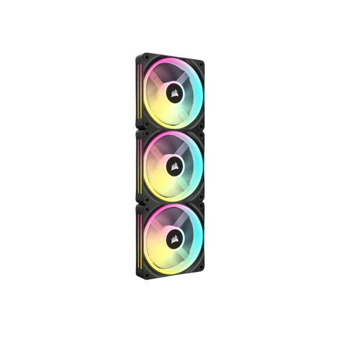 Corsair CO-9051002-WW Ventilador 12 cm Negro, Blanco, 3 Piezas, LED Multi, PWM, 480-2400 RPM, 63.1 CFM 5