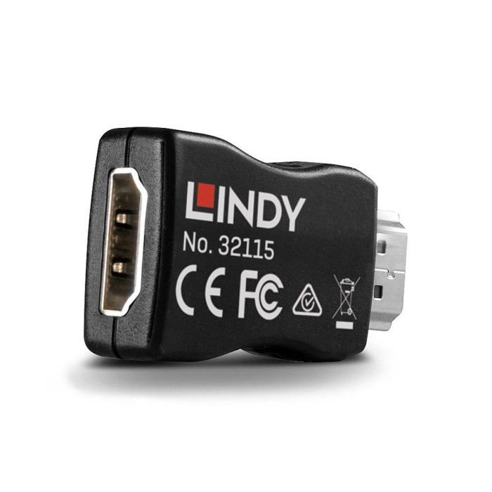 Adaptador HDMI LINDY 32115 Negro 1 Adaptador HDMI LINDY 32115 Negro 1