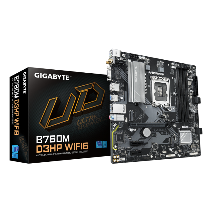 Gigabyte GA-B760M D3HP Placa Base Socket 1700 DDR5 WiFi 6