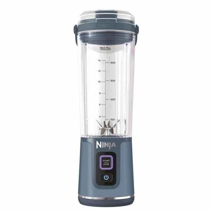 Ninja Licuadora Portátil Blast BC150EUNV, Recipiente 530 ml, Batería 2h, Sin Cable, Sin BPA, Azul Vaquero