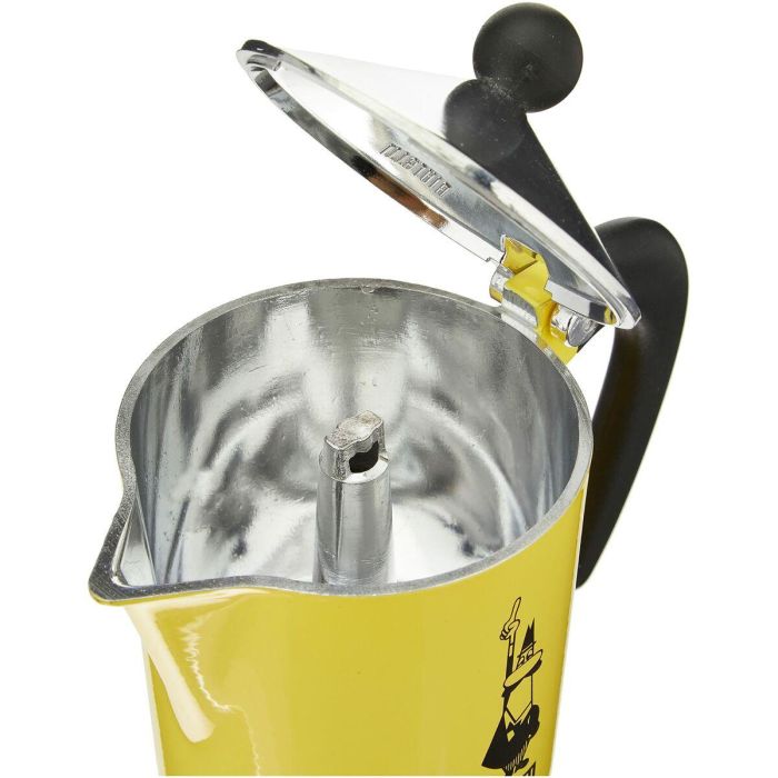 Bialetti BIA8006363018555 Cafetera italiana Rainbow 6 tazas 0,30 L Amarilla 1
