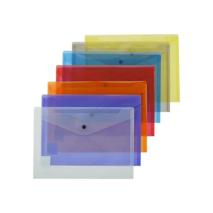 Dosier Sobre Pryse/Olef Pp Broche A4 Cristal (Set de 12)