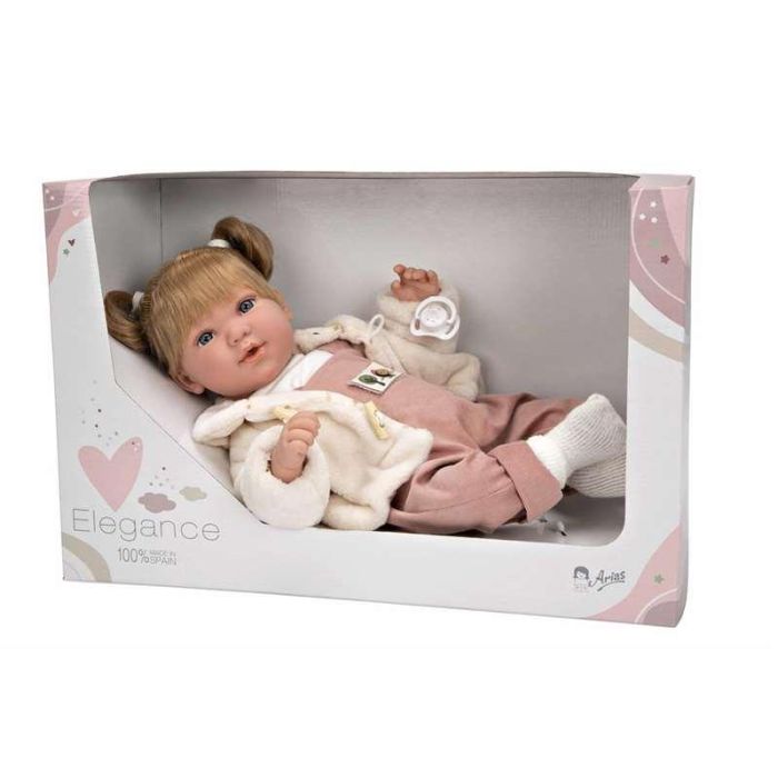 Muñeca elegance 45 cm iria rosa c/mecanismo 14 sonidos ( magnetico y try me) c/pelo Muñeca elegance 45 cm iria rosa c/mecanismo 14 sonidos ( magnetico y try me) c/pelo