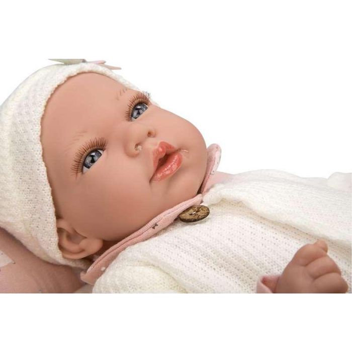 Muñeca Elegance 40 Cm Andie C/Capazo Cambiador (Muñeco Con Peso) 7