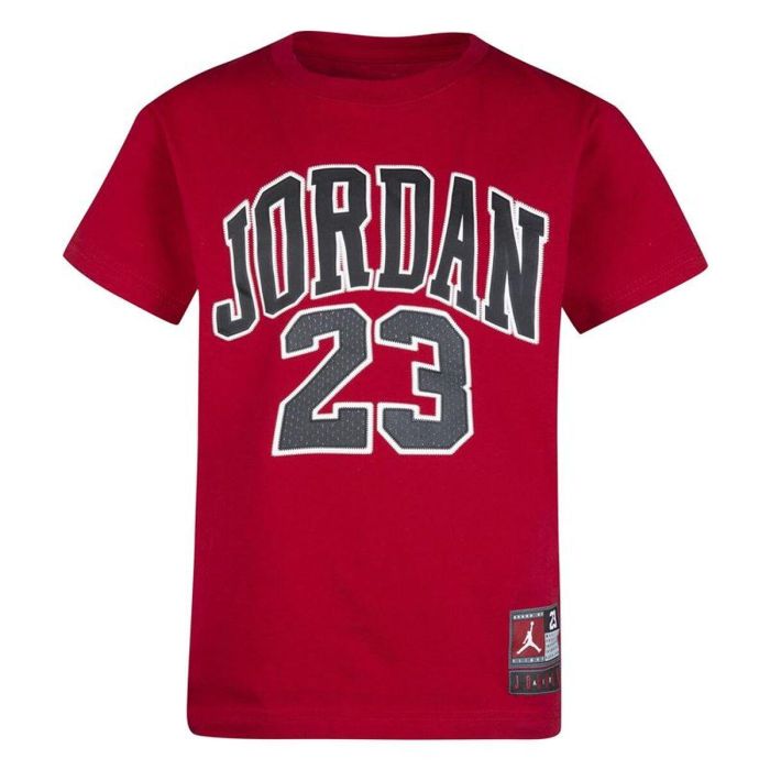 Camiseta de Manga Corta Infantil Jordan Practice Flight Ss Rojo 0 Camiseta de Manga Corta Infantil Jordan Practice Flight Ss Rojo 0