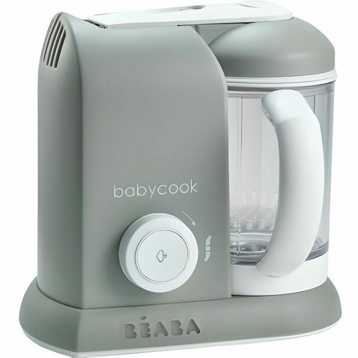 Beaba Babycook Solo Procesador de Alimentos 4 en 1 para bebés - Vapor, Mezcla, Descongela, Recalienta - 1100ml - Gris Beaba Babycook Solo Procesador de Alimentos 4 en 1 para bebés - Vapor, Mezcla, Descongela, Recalienta - 1100ml - Gris