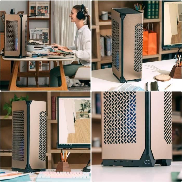 Caja de PC - COOLER MASTER - Ncore 100 Max Bronze Edition - MiniT/ITX/850W/WC (NR100-ZNNN85-SL0) 4 Caja de PC - COOLER MASTER - Ncore 100 Max Bronze Edition - MiniT/ITX/850W/WC (NR100-ZNNN85-SL0) 4