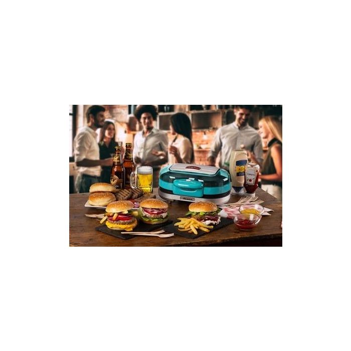 Ariete 205/01 Máquina de Hamburguesas Party Time Azul 9