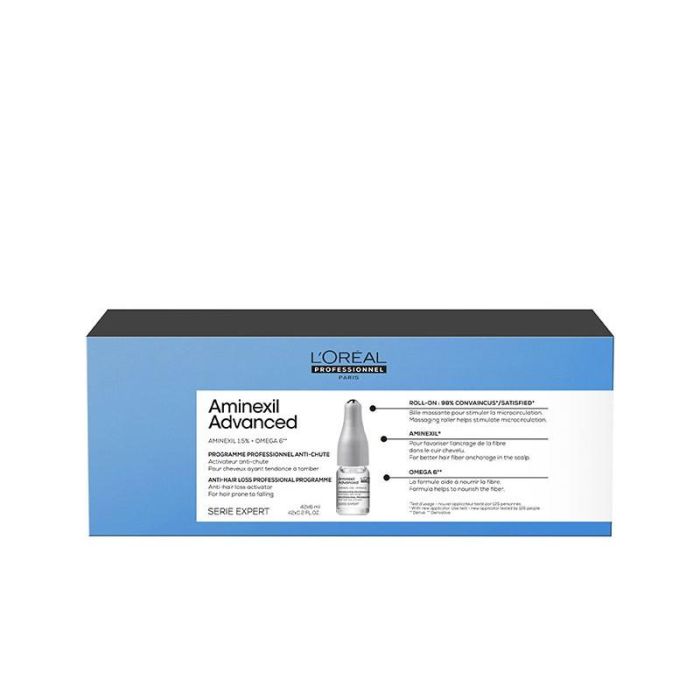 Aminexil advanced ampollas enriquecidas con activos dermatológicos para cabello 42 x 6 ml