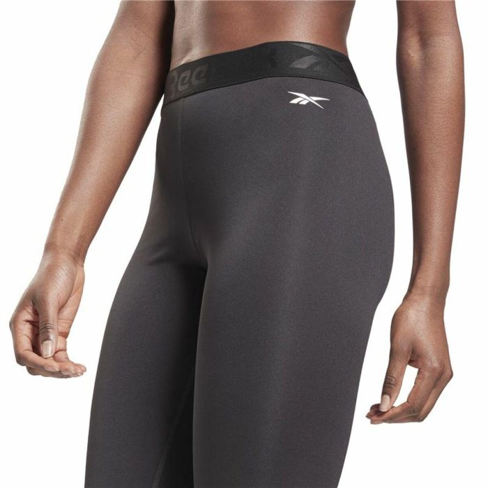 Mallas Deportivas de Mujer Reebok Capri Night Negro 3