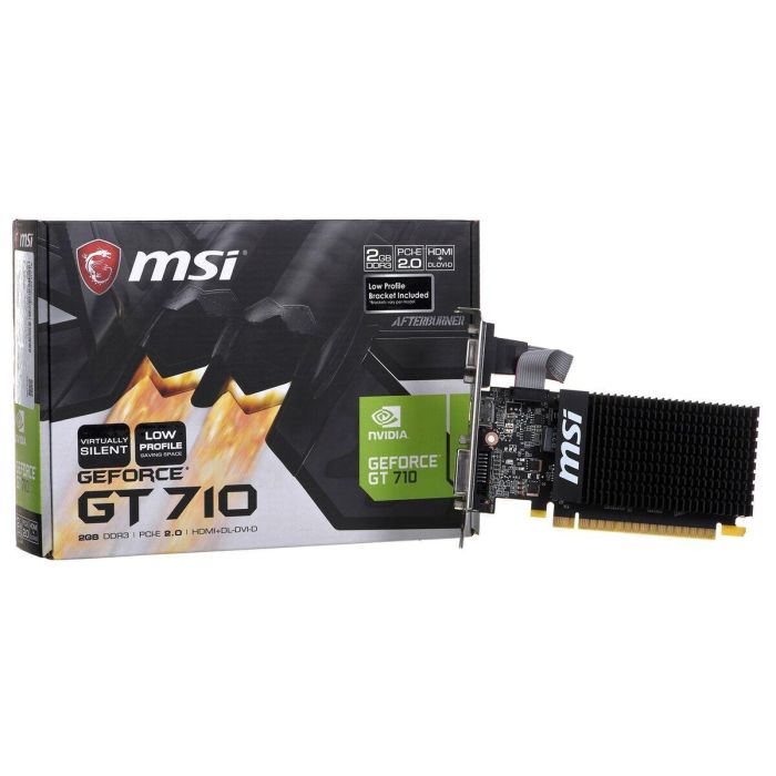 Tarjeta Gráfica MSI NVIDIA GeForce GT 710 GDDR3 2 Tarjeta Gráfica MSI NVIDIA GeForce GT 710 GDDR3 2