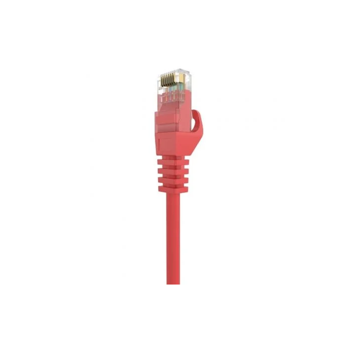 AISENS - CABLE DE RED LATIGUILLO RJ45 LSZH CAT.6A 500 MHZ UTP AWG24, ROJO, 0.5M 1
